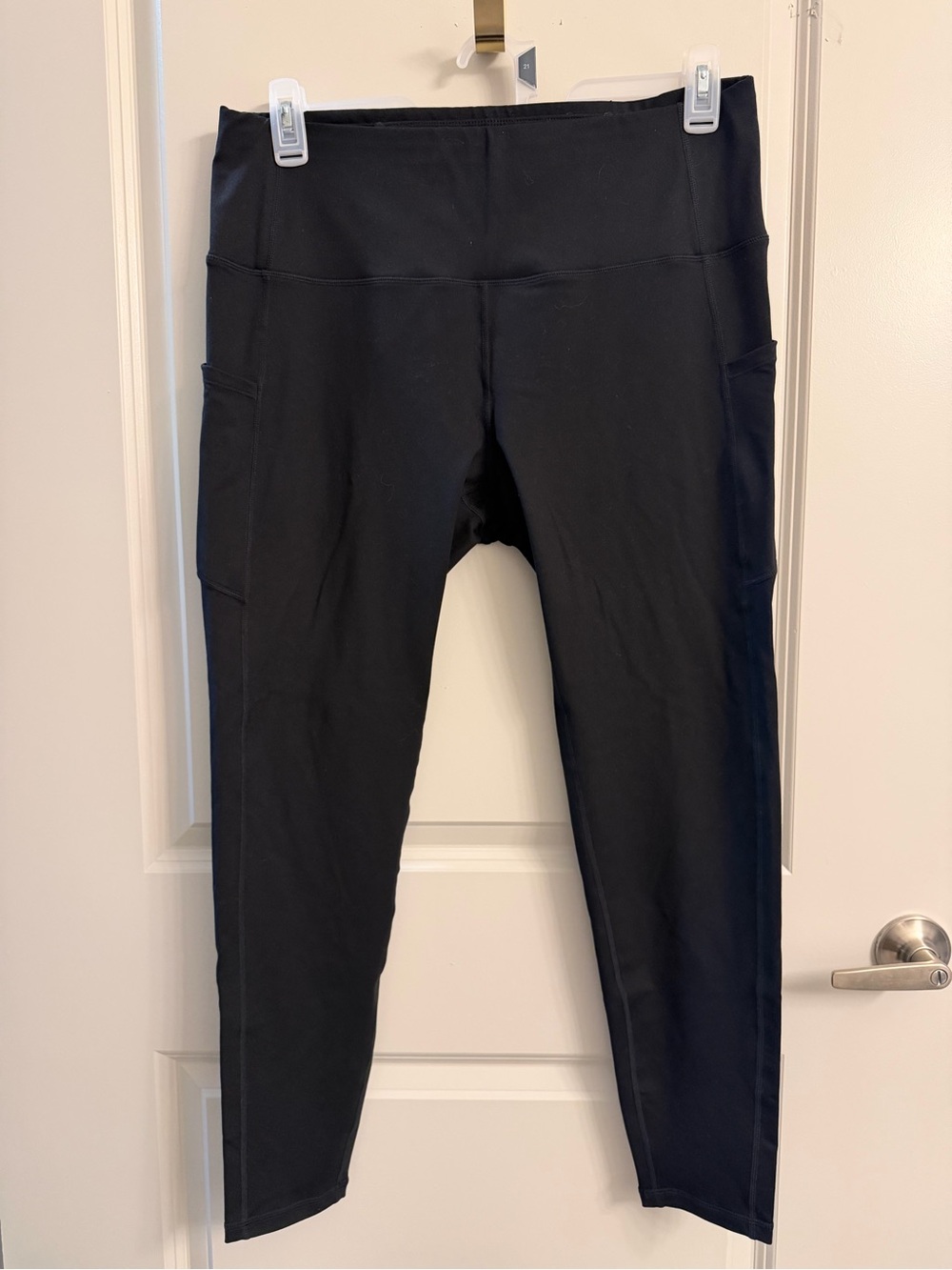 Target Black Women's High-Waist Leggings with Side Pockets